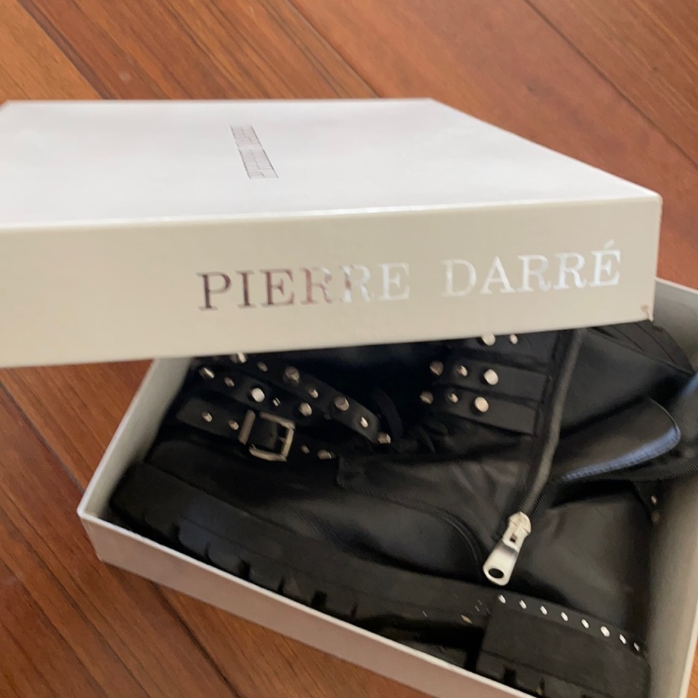 Pierre darre combat boots sz 40